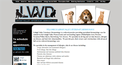 Desktop Screenshot of lehighvetderm.com